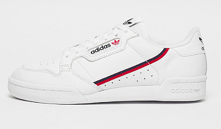 ADIDAS Continental 80s white red blue